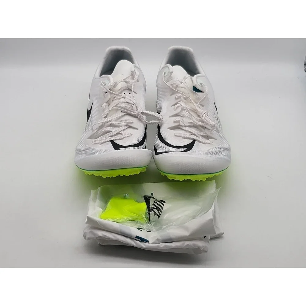 Nike Zoom Ja Fly 4 Sprint Spikes Men 14 White Black‎ Electric Algae DR2741-102